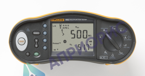 Поверка измерителя параметров электроустановок Fluke 1663