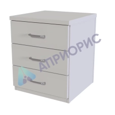 Тумба навесная металлическая с 3 (вариант с 4) ящиками Ногинск (модель L, H)