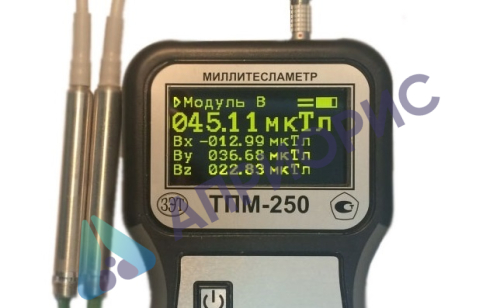 Поверка миллитесламетра ТПМ-250