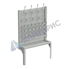 Сушилка 500x150x550 к мойкам (серия Практика), серый металл