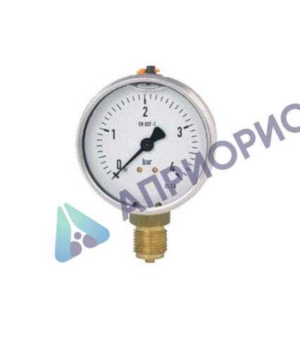 Поверка манометров с трубкой Бурдона, медный сплав модель 113.53