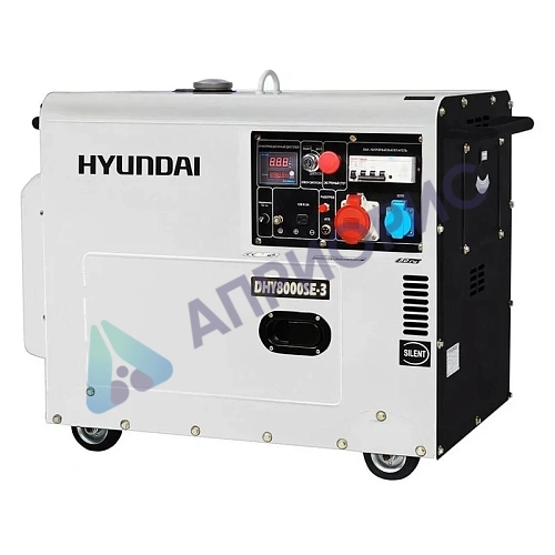 Дизельный генератор Hyundai DHY 8000SE-3