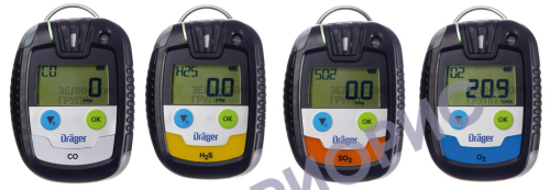 Drager Pac газоанализатор одноканальный (однокомпонентный) портативный (индивидуальный)