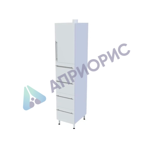 Шкаф для хранения реактивов с ящиками Чернов. Модель S/M