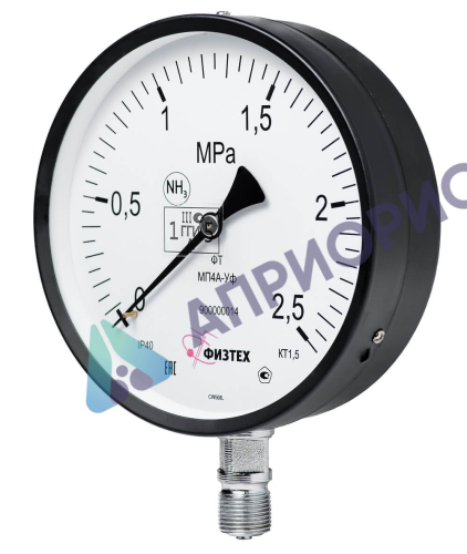 Поверка манометров аммиачных МП4А-Уф