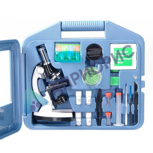 Микроскоп Микромед 100х-900х (монокулярный, в кейсе)