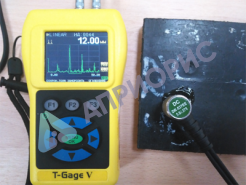 Поверка ультразвукового толщиномера T-Gage V