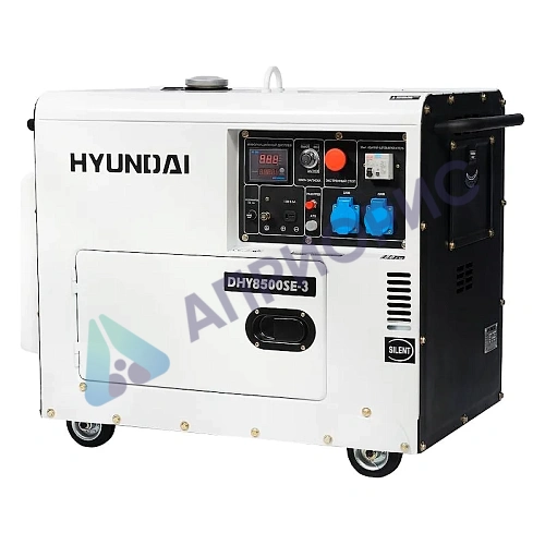 Дизельный генератор Hyundai DHY 8500SE-3