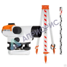 Комплект оптический нивелир RGK C-28 штатив  рейка - 3 в 1