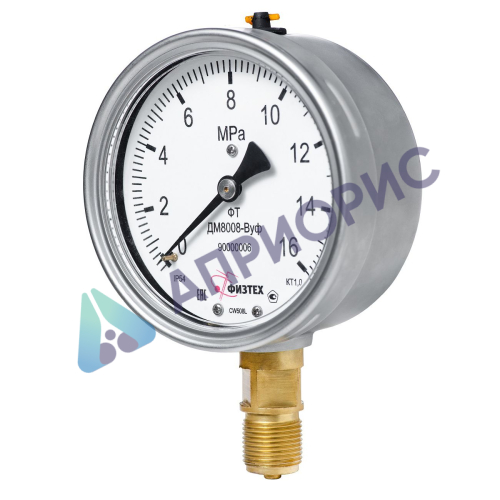 Поверка манометров коррозионностойких ДМ8008-ВУф Кс исп 1 ОШ Ск